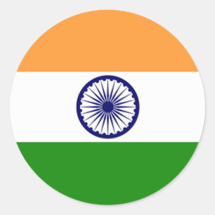Autocollants du drapeau indien