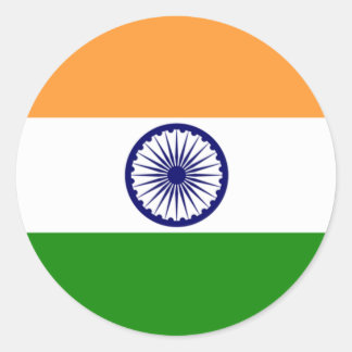 Autocollants du drapeau indien