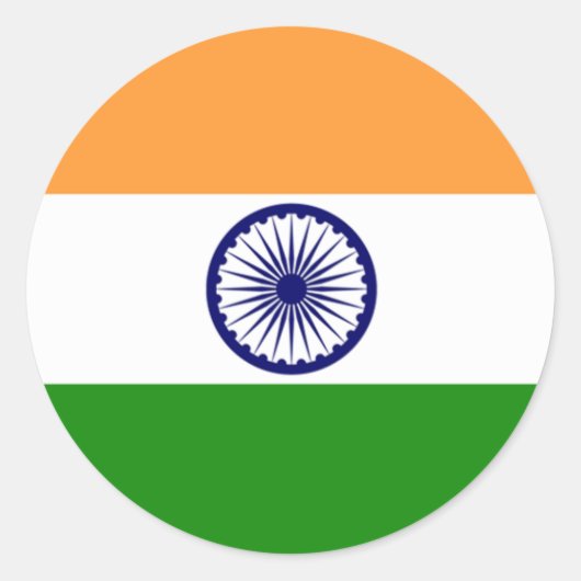 Autocollants du drapeau indien (Devant)