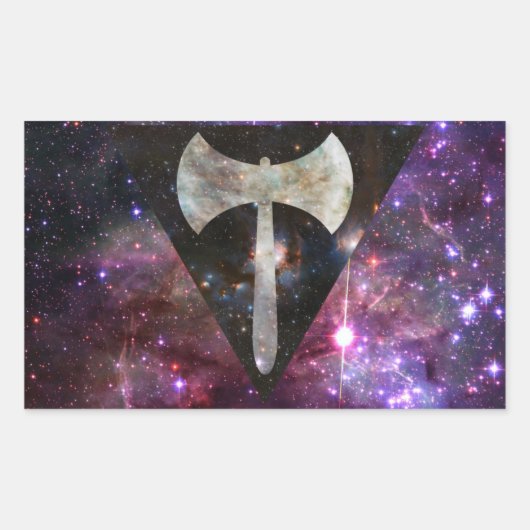 Autocollants du drapeau nébuleux en labrador lesbi (Devant)