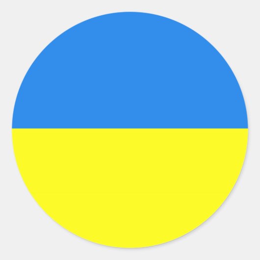 autocollants du drapeau ukrainien (Devant)