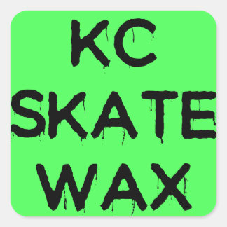 autocollants du logo cire de patinage kc