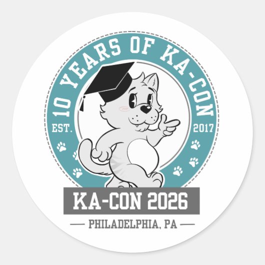 Autocollants du logo KACON 2026 (Devant)