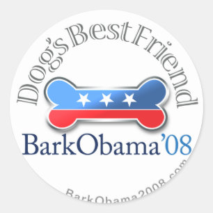 Autocollants du meilleur ami du chien d'Obama