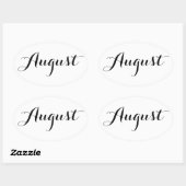 Autocollants du mois : août (Feuille)