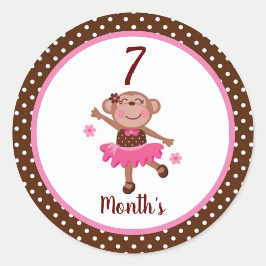 Autocollants du mois de bébé (Devant)