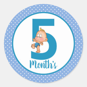 Autocollants du mois de bébé