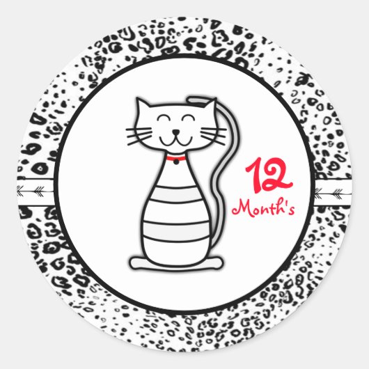 Autocollants du mois de bébé (Devant)