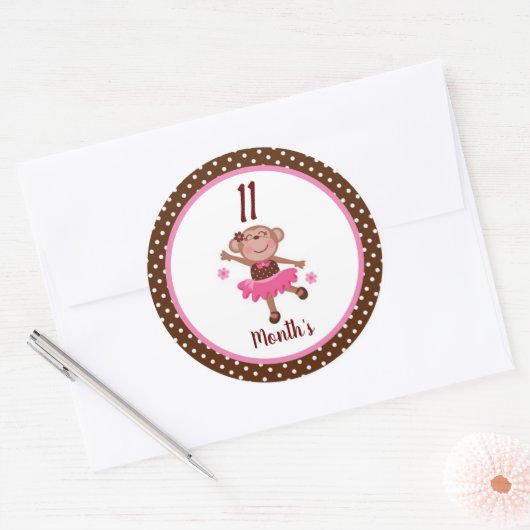 Autocollants du mois de bébé (Enveloppe)