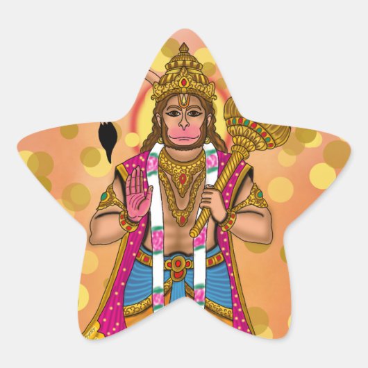 Autocollants du Seigneur Hanuman (Devant)