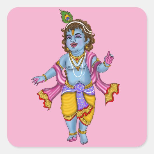 Autocollants du Seigneur Krishna (Devant)
