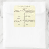 Autocollants du tableau de l'autobiographie de Ben (Sac)