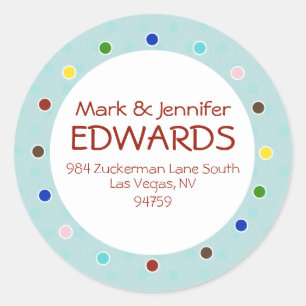 Autocollants Edwards Return Address