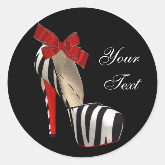 Autocollants élégants de chaussures à talons hauts (Devant)