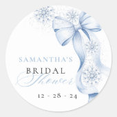 Autocollants Élégants de Flocon de Neige avec Ruba (Devant)