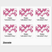Autocollants élégants de la Saint-Valentin joyeuse (Feuille)