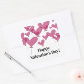 Autocollants élégants de la Saint-Valentin joyeuse (Enveloppe)