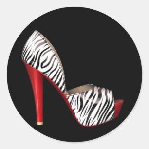 Autocollants élégants en forme de chaussures à tal