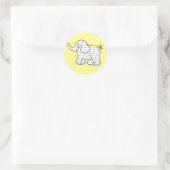 Autocollants Éléphant Bébé (Sac)