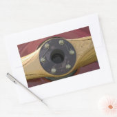 Autocollants en bois de l'avion rouge (Enveloppe)