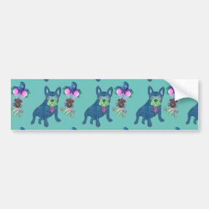 Autocollants en bulldog français