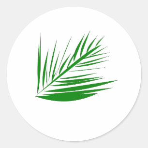 Autocollants en feuille de palmier