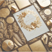 Autocollants en feuille d'or pour articles mariage (Devant)