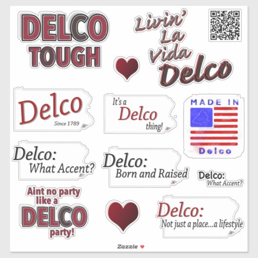 Autocollants en vinyle de 14 po x 14 po sur mesure (Feuille)