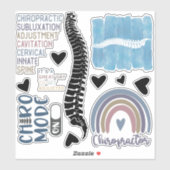 Autocollants en vinyle de 14 po x 14 po sur mesure (Feuille)