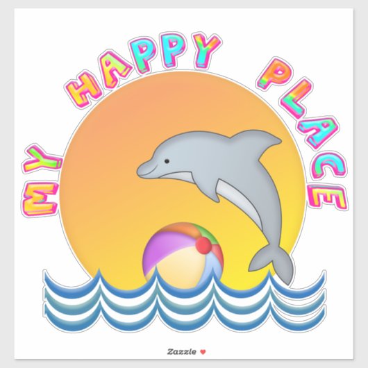 Autocollants en vinyle de 14 po x 14 po sur mesure (Feuille)