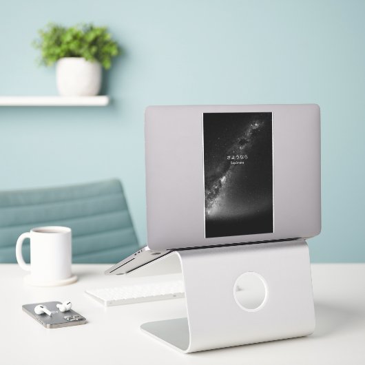 Autocollants en vinyle sur mesure (Ordinateur portable sur le bureau)