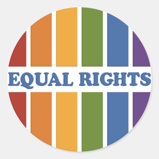 Autocollants Equal Rights (Devant)