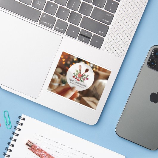 Autocollants et étiquettes (Ordinateur portable avec iPhone)