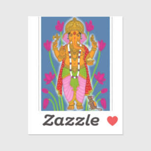 Autocollants et porte-clés Ganesha Combo