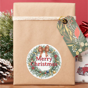 Autocollants et scellants pour couronnes de Noël j