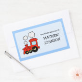 Autocollants étiquette du carnet de train de jouet (Enveloppe)