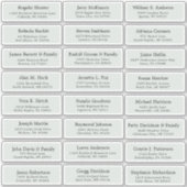 Autocollants étiquettes de adresse invités mariage (Devant)