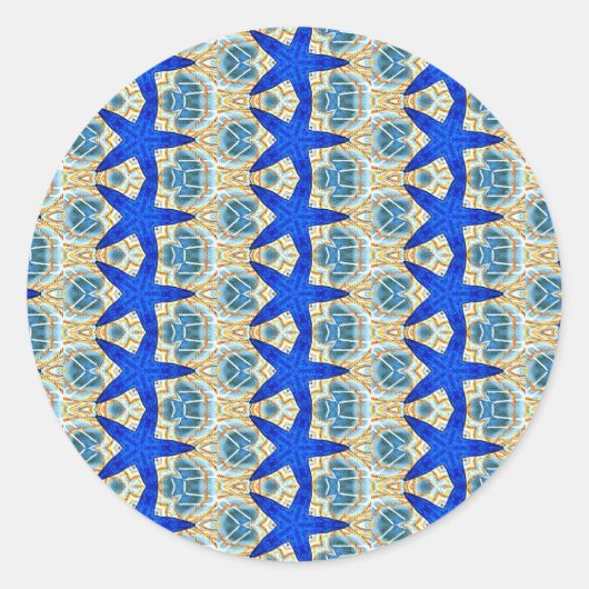 autocollants étoile bleue (Devant)