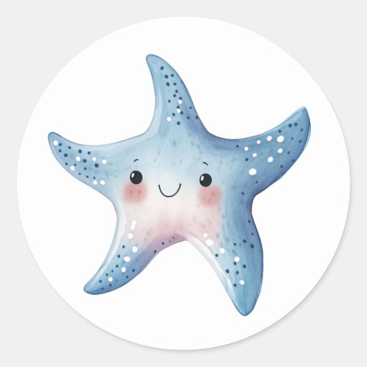 Autocollants Étoile de Mer Mignons (Devant)