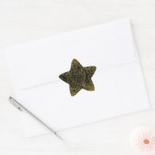 Autocollants Étoile Paillettes Dorées (Enveloppe)
