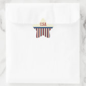 Autocollants étoile patriotiques (Sac)