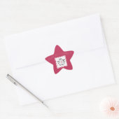 Autocollants étoile - QR - Collection GLAM (Enveloppe)