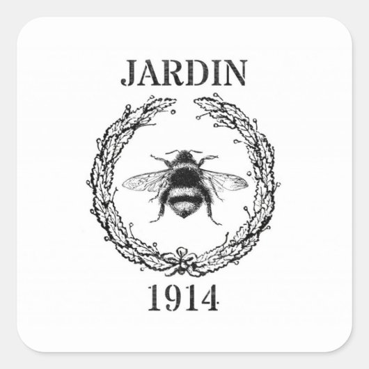 Autocollants européens "Vieux Monde" - Abeille/cou (Devant)