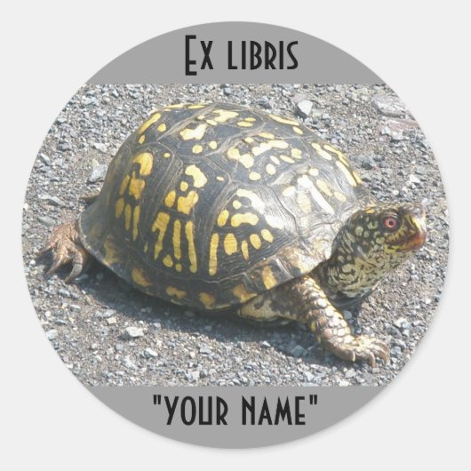Autocollants ex de tortue de boîte de Libris à (Devant)
