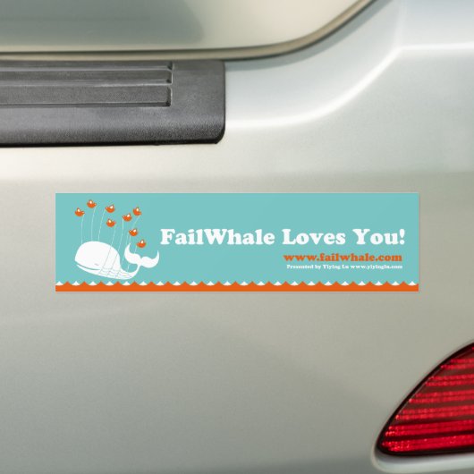 Autocollants FailWhale Bumper (En voiture)