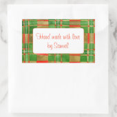 Autocollants "Faits main" Rectangle MAC GREGOR TAR (Sac)