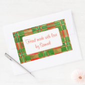 Autocollants "Faits main" Rectangle MAC GREGOR TAR (Enveloppe)