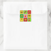 Autocollants Fast Food Junkie (Sac)