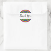 Autocollants Faveur Tie Dye Psychedéliques (Sac)