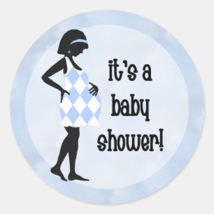 Autocollants Fête Bébé Bleus